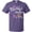 Purple, variant on Inktastic Thankful and Blessed Inspirational Saying with Flowers T-Shirt