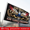 thumbnail image 3 of BSJJY American 250th Anniversary Small Garden Flag 12x18 Inches, Double-Sided USA Bicentennial Patriotic Pattern Yard Sign for Home Farmhouse Outdoor Lawn Decor (G), 3 of 6