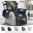 thumbnail image 5 of TSOVTHRID Bear Forest Camo Print Recliner Covers, Soft Non Slip Lazy Boy Chair Covers, Easy to Install Recliner Sofa Slipcover, Water Resistant Reclining Slipcovers for Pets, 5 of 7