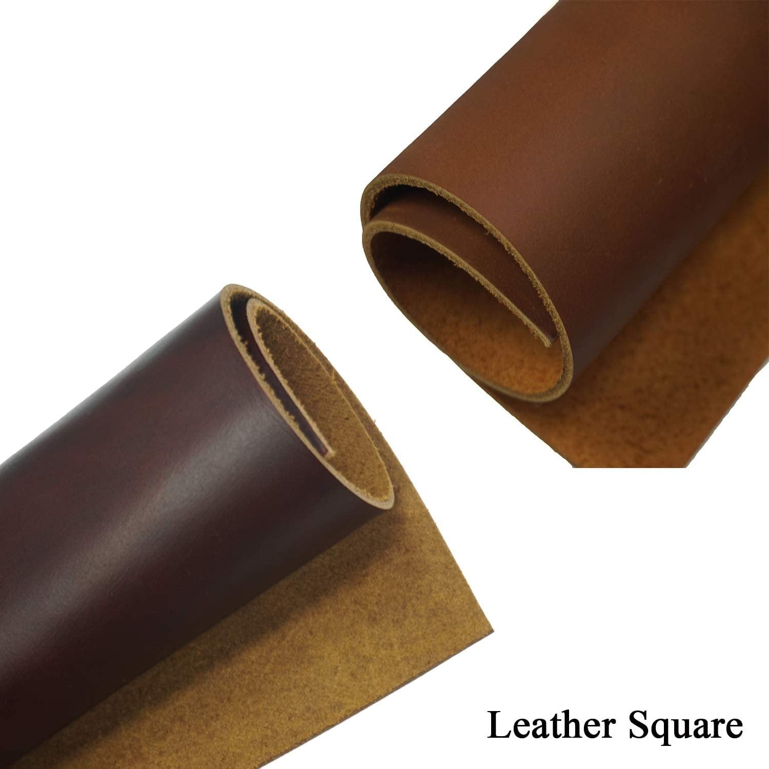 8x10 LARGE SQUARE HOLES Perforated Cowhide Leather Pieces in
