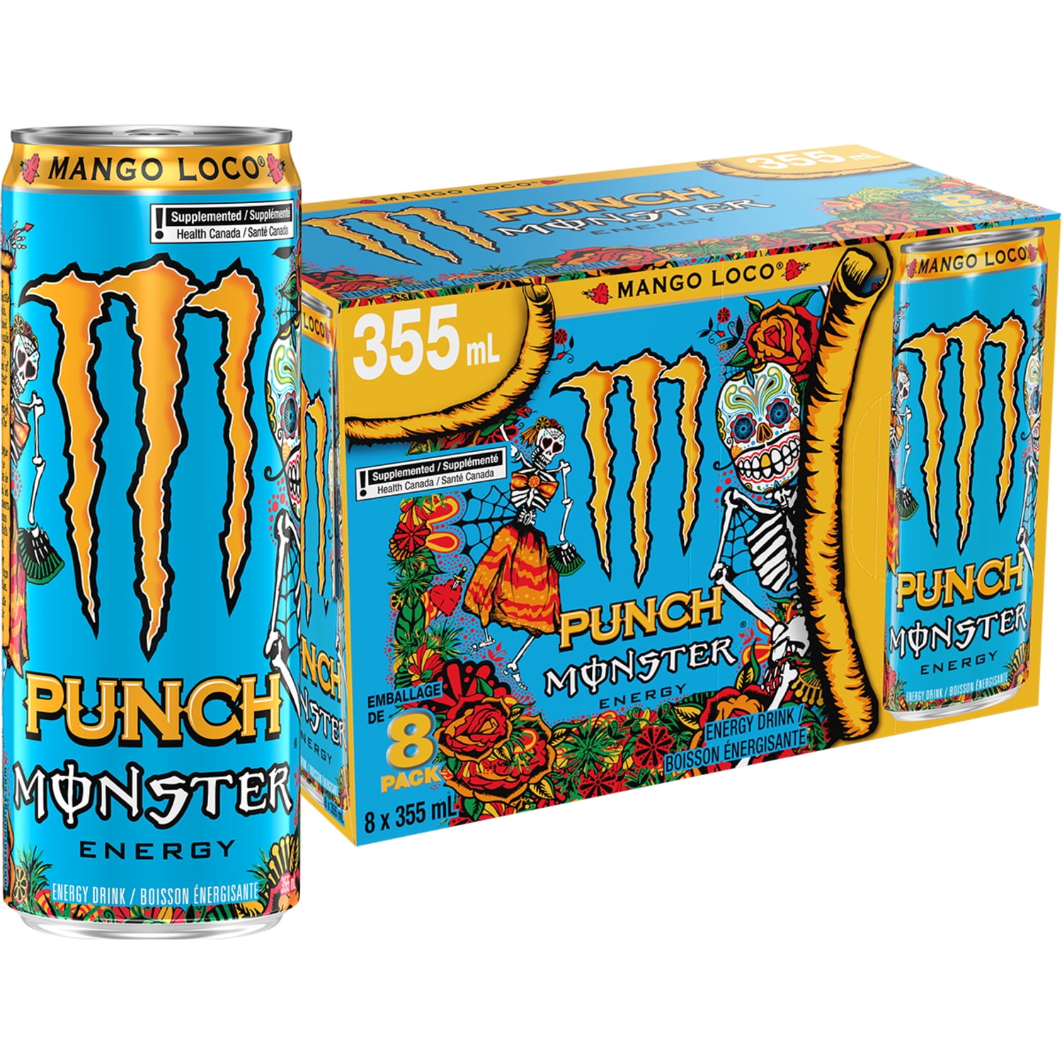 Monster Energy Juice Mango Loco Cans 8x355ml - Walmart.ca