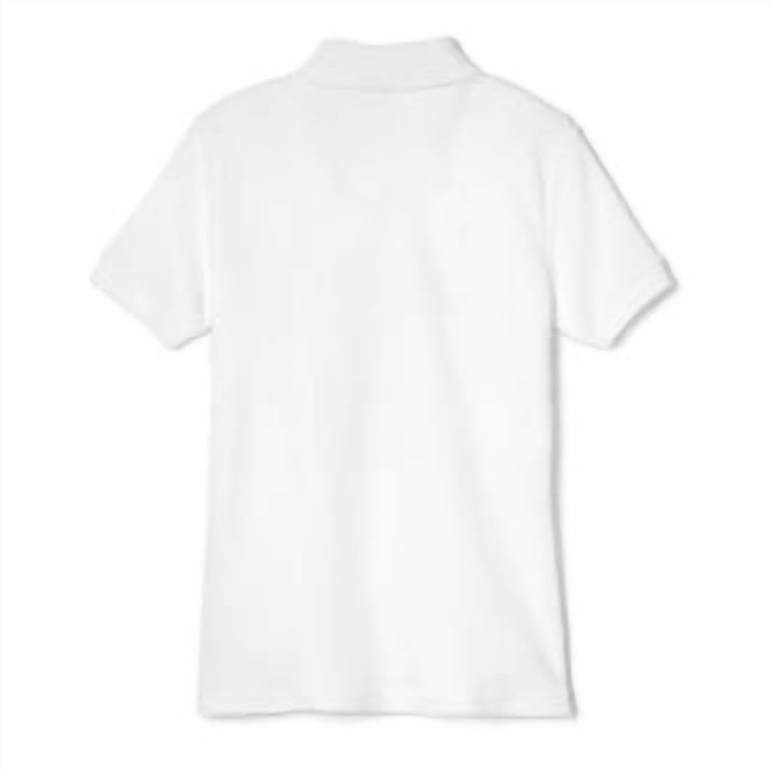 French Toast Girls School Uniform Short Sleeve Picot Collar Interlock Polo Shirt
