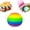 1 PCS Colorful Balls, variant on 3 Pack Rainbow Squishy Stress Balls for, 2.4" Squishy Ball Squeeze Toys, Colorful Stress Balls SquishyToys for Easter Christmas Party Favors, Classroom Prizes | Stress Relief Dough Ball