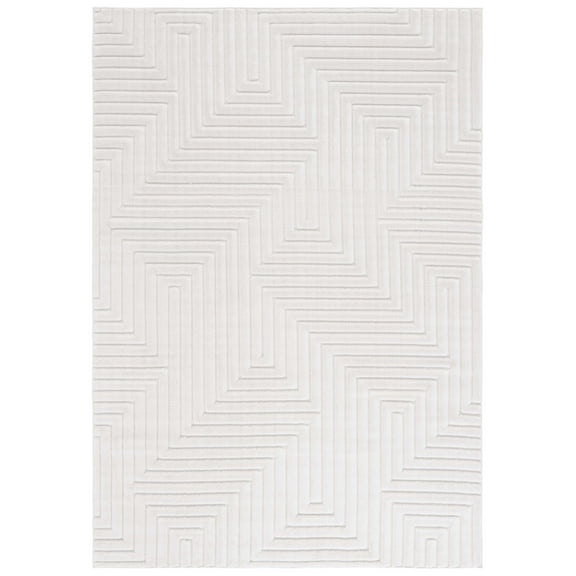 SAFAVIEH Selena Oakley Geometric Area Rug, Ivory, 8' x 10'