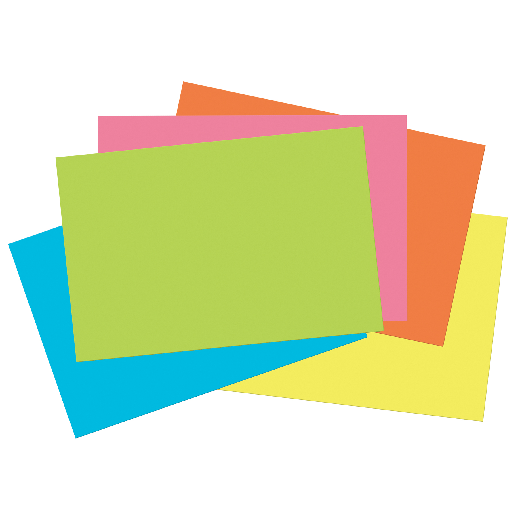 Tru-Ray Construction Paper, Heavyweight, 5 Assorted Hot Colors, 12" x 18", 50 Sheets Per Pack, 5 Packs