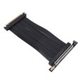 thumbnail image 1 of Riser Card Flexible Cable, Wide Compatibility PCIe 5.0 X16 Extension Cable 20cm 128Gbps High Speed Safe PCB Material  for GPU Cooling, 1 of 7