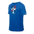 thumbnail image 2 of Men's New Era Royal New York Mets Dominican Republic Flag Logo T-Shirt, 2 of 4