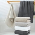 thumbnail image 2 of SUOKOM 4 Pack Bath Towels, 30.7x13.38in Cotton Extra Large Bathroom Towel Sets, Super Soft Absorbent Bathroom Towels, 2 of 7
