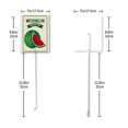 thumbnail image 2 of Eveokoki Fruit Signs For Garden With Stake Watermelon Yard Sign Vegetable Garden Label Stakes Plant Markers For Outdoor Plants Waterproof 7x8.8inch Nursery Garden Fruit Outdoor Sign, 2 of 6