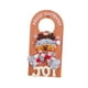 thumbnail image 4 of Placa de madera con pomo para puerta de Navidad, decoración navideña, letrero colgante de bienvenida para puerta Ciervo, 4 of 9