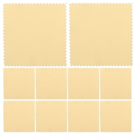 MLINS 30Pcs Jewelry Cleaning Polishing Square Cloth Wiping Cloth