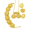 thumbnail image 5 of 24K Gold Plated Ethiopian Eritrean Coins Women Jewelry Party Wedding Sets S111, 5 of 6