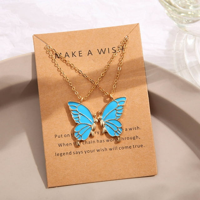 Fiudx Collares de Colores, Accesorios de Moda y Mujer, Gargantillas Elegantes, Ideales para Fiestas y Uso Diario, Regalos de Aniversarios de Boda, Diseño Cómodo, Incluye Dos Unidades.