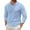 Sky Blue #002D, variant on Havenx Men Long Sleeve Polo Sweater V Neck Knit Polo Shirts 2025 Lightweight Ribbed Collared Sweater,Light Gray L