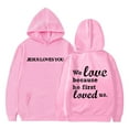 thumbnail image 2 of Teen Boys Hoodies Jesus Loves You Hooded Sweatshirts Graphic Hoodies for Juniors Long Sleeves Warm Oversize Pullover Cute Clothes Youth Hoodies for Boys 10-11 Years, 2 of 4