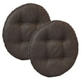 thumbnail image 2 of Klear Vu Omega Barstool Cushion, 2 Pack, Chestnut, 2 of 4