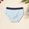 thumbnail image 5 of Boys' Briefs Underwear for Men Solid Color Breathable Cool Silk Cavalry Multipc, 5 of 5