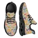 thumbnail image 1 of Zapatos planos con estampado de dibujos animados para mujer, zapatillas informales de malla transpirable,, 1 of 6