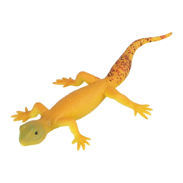 Tpr Soft Simulation Leopard Gecko Lizard Model Realistic Texture Educational Animal Toy For Kids Learning Play 5.90X3.15X0.98 Inches 0.06Lb