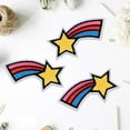 thumbnail image 6 of 30Pcs Rainbow Embroidery Patch Colorful Star Iron on Embroidered Patches Cute Mini Cartoon Stars Sew on Repair Badge Appliques Bulk for Sewing Making Crafts Clothes Dresses Jeans Shirts Bags Colorful, 6 of 7