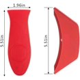 thumbnail image 6 of ZOUYUE Silicone Hot Handle Cover,Assist Pan Holder for Cast Iron Skillets and Traditional Pots - Red, 6 of 6