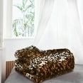 thumbnail image 4 of Home Soft Things Nature Faux Fur & Sherpa Backing Blanket - ML Leopard - Queen (86" x 92"), 4 of 8