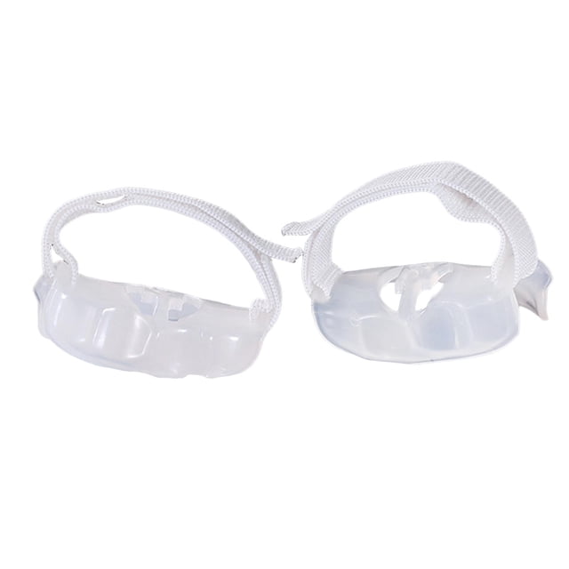 Entrenador de dedos para piano, 2 piezas, ejercitador de dedos portátil, herramienta ortopédica para mano de piano Blanco
