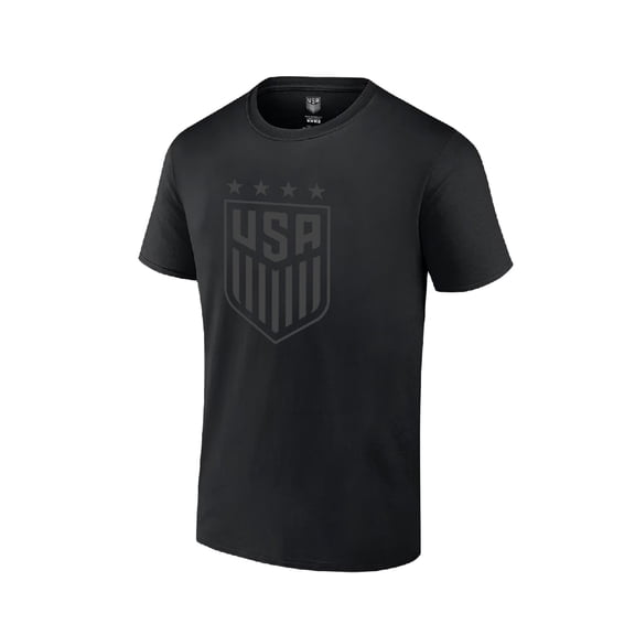 Icon Sports Unisex Adult Cotton Shirt - Blackout Series - USWNT Women's Team Logo [US Soccer, Large]