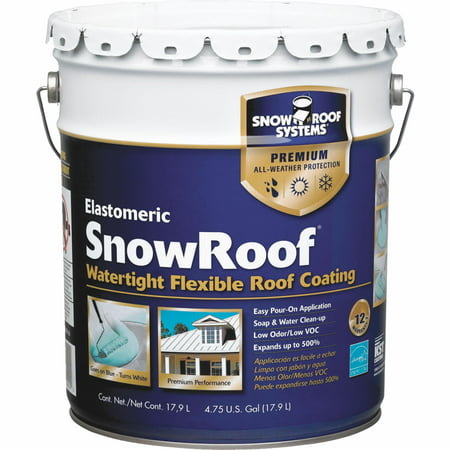 UPC 050926840020 product image for Snow Roof KST000SRB-20 Snow Roof-5GAL SNOW ROOF COATING | upcitemdb.com