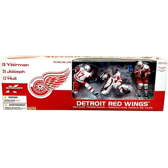 Detroit Red Wings Action Figure 3-Pack Sports Picks Exclusive 3-Pack