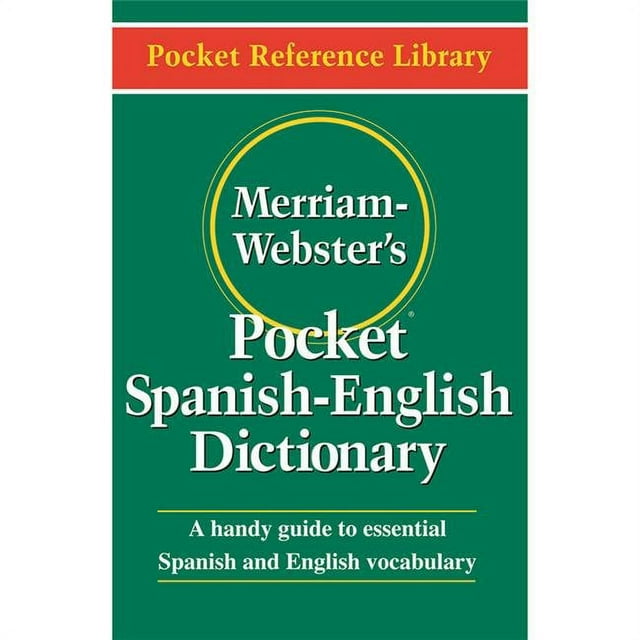 Merriam-Webster MW-5193-3 Pocket Spanish - English Dictionary - 3 Each