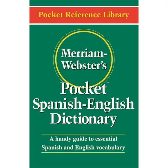 Merriam-Webster MW-5193-3 Pocket Spanish - English Dictionary - 3 Each