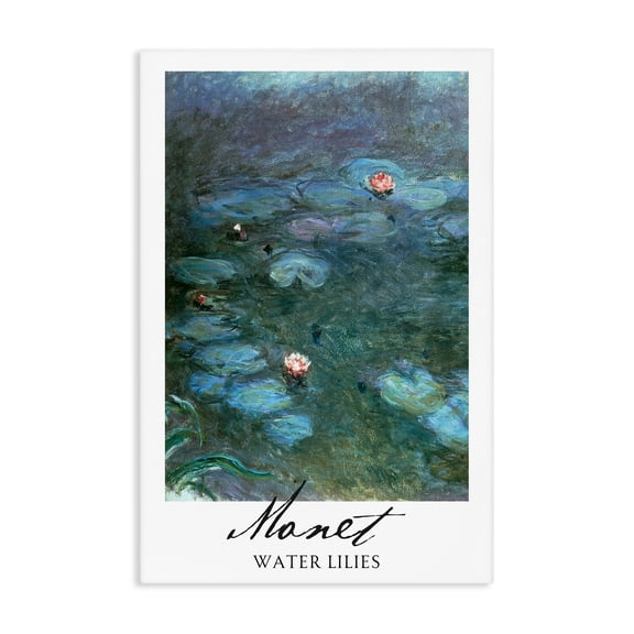 Stupell Industries Monet Water Lilies Canvas Wall Art, design by Vintage Hustle
