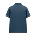 thumbnail image 6 of SOOMLON Dress Shirts for Men Short Sleeve Big and Tall Button Lapel Shirt Cooling Stretchy Pullover Travel Work Wear, 6 of 6