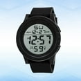 thumbnail image 4 of Luminoso LED Deportes al aire libre Reloj digital Reloj despertador impermeable Relojes de pulsera (Negro), 4 of 8