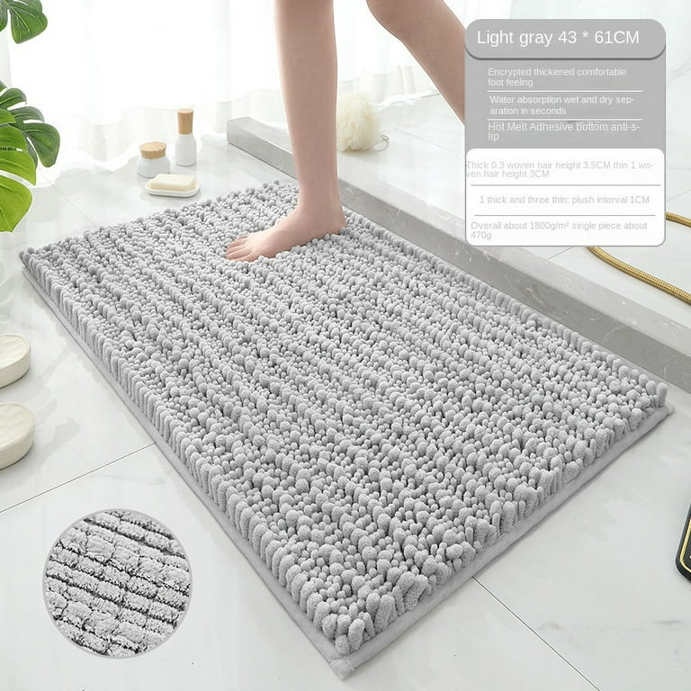 Weavers Ground: Non-Slip Ultra Soft Absorbent Bathroom Shower Mat