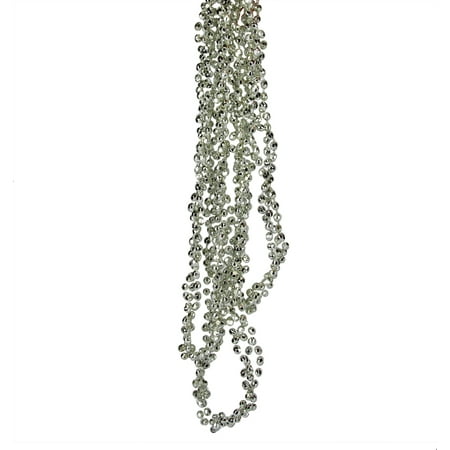 9 shiny silver beaded christmas garland walmart com 9 shiny silver beaded christmas garland walmart com