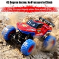thumbnail image 4 of HNH 1:16 Spider Monster Truck RC Car, 4WD All Terrain Off-road Remote Control Car with 2 Batteries, Lighting, Spray, 4 of 8
