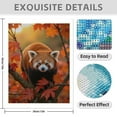 thumbnail image 3 of Diamond Art Kits for Adults - 5d Red Panda Autumn Leaves Diamond Painting for Adults, Diamond Art for Adults Beginners, Diamond Painting Kits for Adults for Home Wall Decor, 3 of 7
