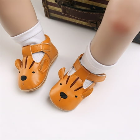 

Quealent Winter Booties For Baby Girl Baby Booties Baby Boys Girls Slippers Winter Booties with Grippers Stay On Socks Crib Baby Socks Orange 12 Months