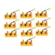 thumbnail image 2 of 10 interruptores unipolares de doble tiro para profesores de 8, 9, 10, 11 y 12 años. amarillo, 2 of 9