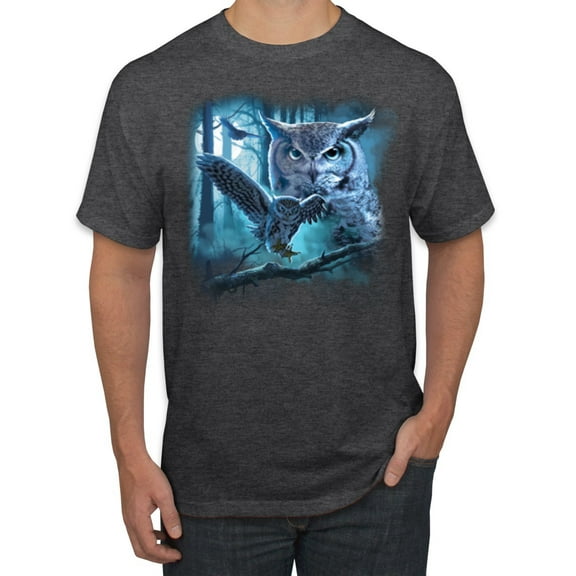 Wild Bobby, Classic Ford Mustang Car Logo, Cars and Trucks, Men's Graphic T-Shirt, Heather Black, Large