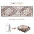 thumbnail image 3 of Hasoo 2' x 8' Runner Rug for Hallway Traditional Indoor Rug Machine Washable Bedside Carpet, Gray/Pink, 3 of 6