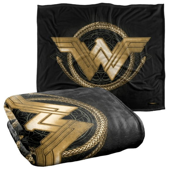 Wonder Woman Lasso Logo Silky Touch Super Soft Throw Blanket 50' x 60'