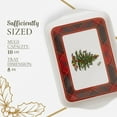 thumbnail image 7 of Spode Christmas Tree Tartan 10oz Mug & 8" Tray Set (3-Piece Set) - Festive Porcelain Mugs with Melamine Tray, Dishwasher & Microwave Safe - Holiday Gatherings & Entertaining, 7 of 7
