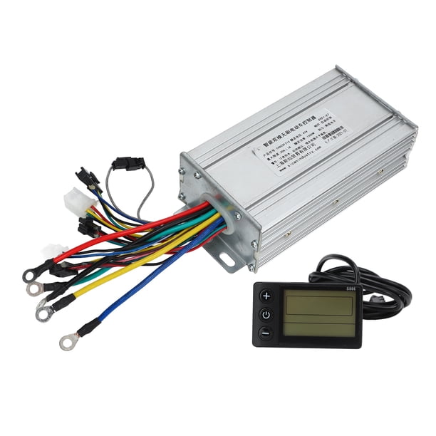 W Controlador de motor de bicicleta, controlador de motor de bicicleta eléctrica de 48 V 1500 W y juego de paneles Juego de controlador de conversión de bicicleta eléctrica Rendimiento probado