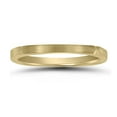 thumbnail image 1 of SZUL Women's Thin 1.5MM Four Sided Wedding Band with Matte Finish in 14K Yellow Gold, 1 of 4
