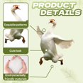 thumbnail image 4 of ICERUN 2Pcs Garden Statues,Acrylic White Goose Sculpture Yard Decor,Poultry Shape Outdoor Decorations for Yard,Style4, 4 of 7