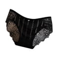 thumbnail image 1 of Braguitas de encaje sin marcas para mujer, cintura baja, entrepierna de algodón suave como la seda, tallas M-L con cintura/longitud, ropa interior transpirable para el día a día, 1 of 3
