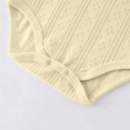 thumbnail image 5 of Mlzmgr Boys Girls Infant Clothes Short Sleeve Crew Neck Comfy Lightweight Toddler Romper Summer Casual Newborn Jumpsuit(9-12 Months,Yellow), 5 of 5